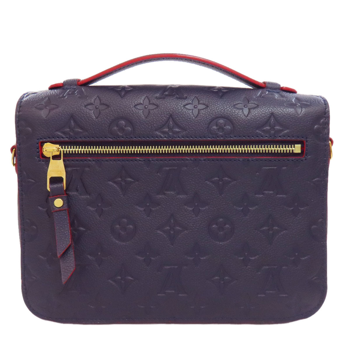 Louis Vuitton M44071 Ann Platt Pochette Metis Navy Clutch Bag