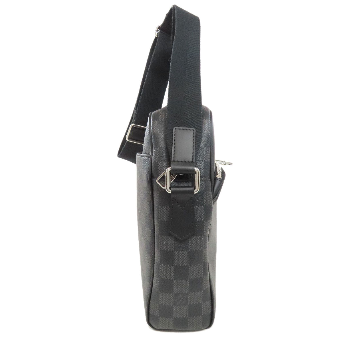 Louis Vuitton N41409 Damier Dayton MM Canvas Black Shoulder Bag