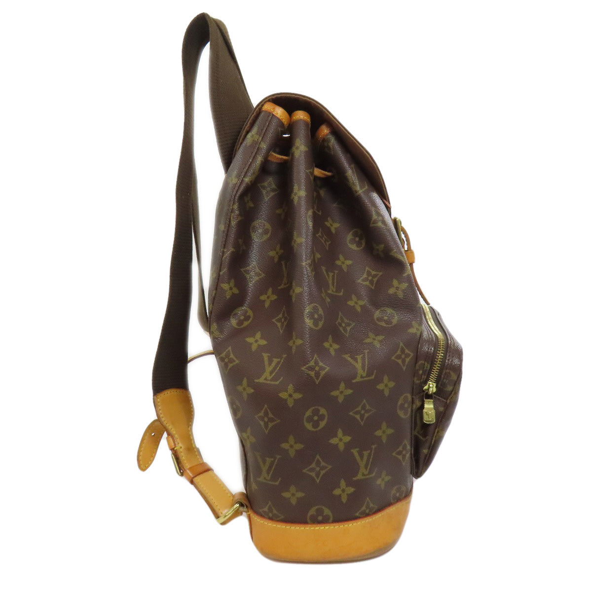 Louis Vuitton Backpack M51135 MontsourisGM Monogram Canvas Brown 4