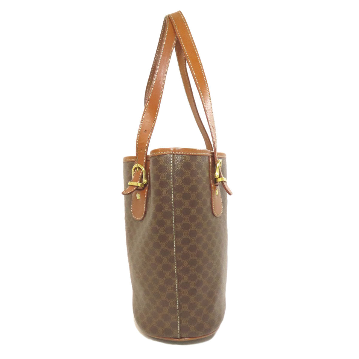 Tote Bag Pvc, Macadam Pattern Women Leather Brown