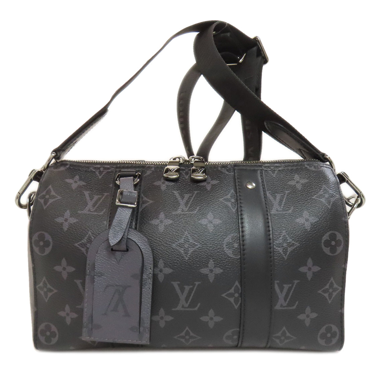 Louis Vuitton M45936 City Keepall Monogram Canvas Black Shoulder Bag
