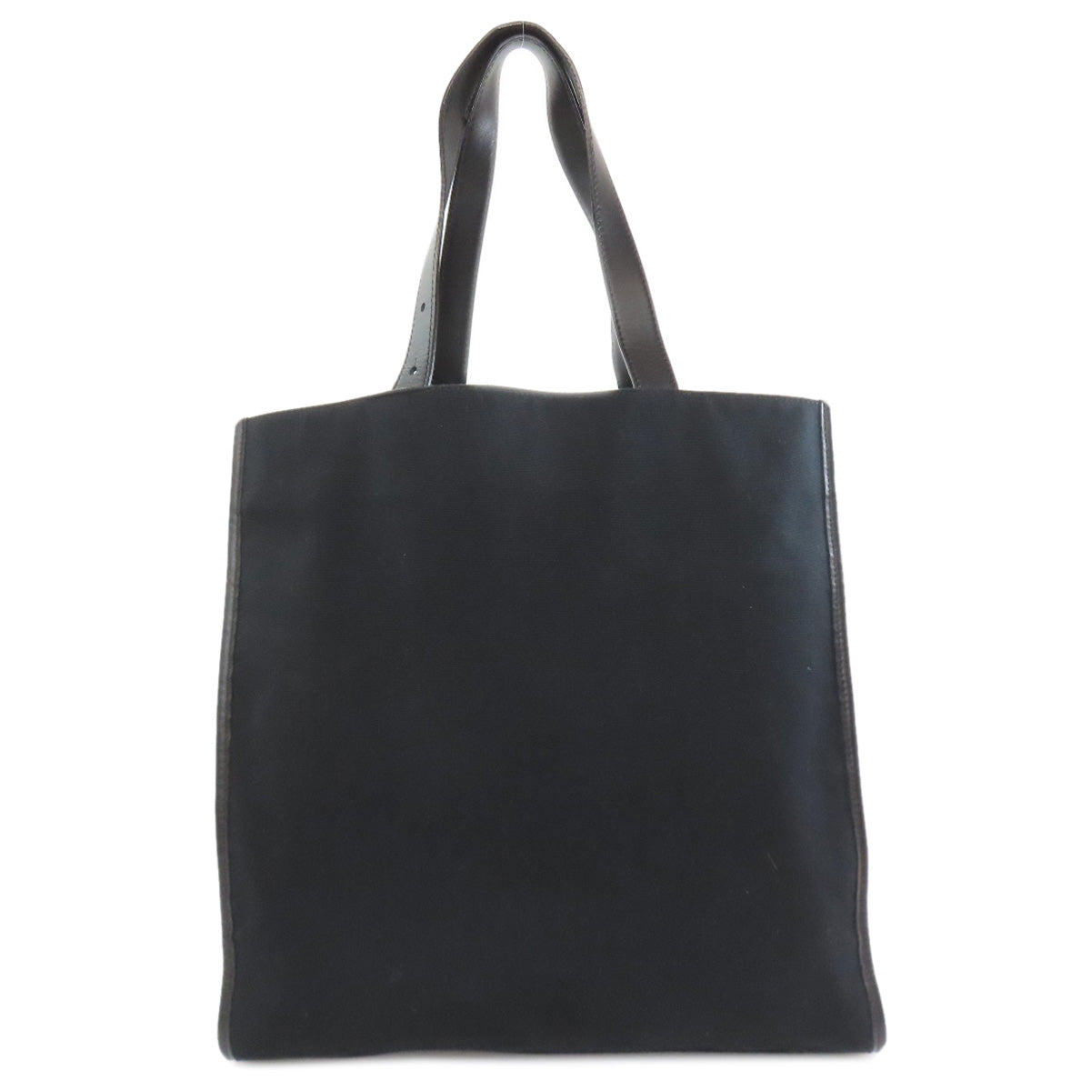 Fendi Tote Bag Canvas Black Logo
