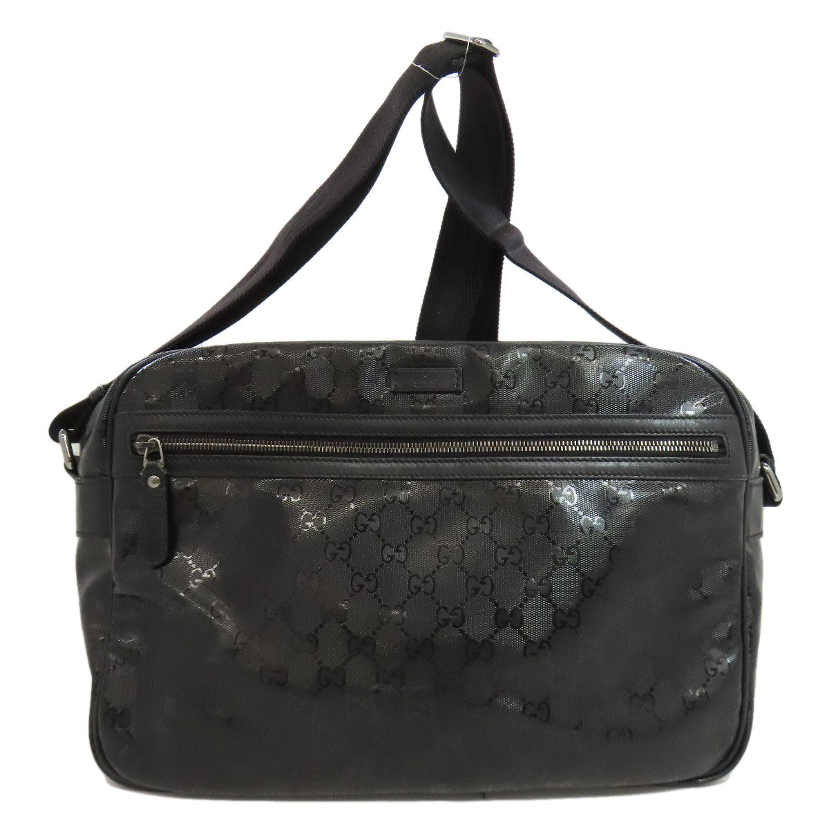 Gucci PVC GG implementation Black Shoulder Bag