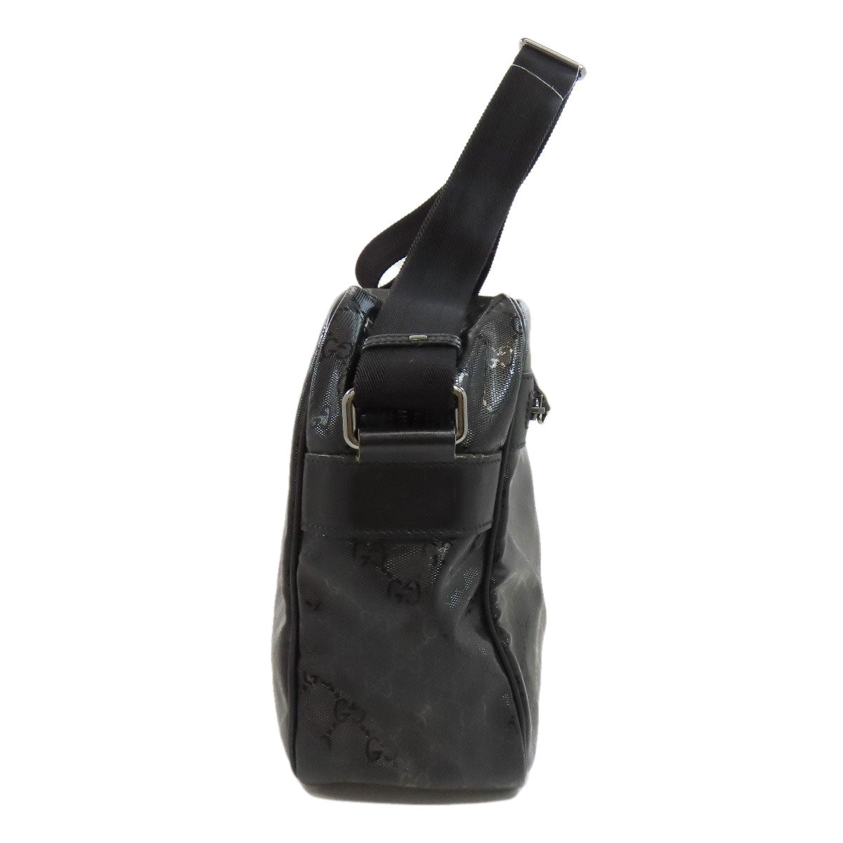 Gucci PVC GG implementation Black Shoulder Bag