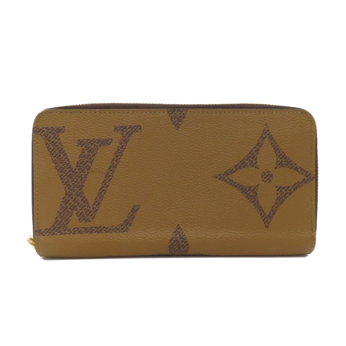 Louis Vuitton Long Purse M69353 Giant Zippy Monogram Brown Wallet Case 2