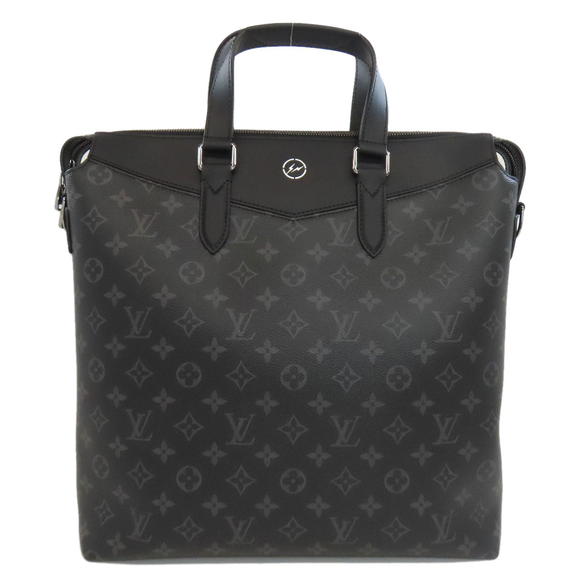 Louis Vuitton Business M43280 Eclipse Explorer Fragment Monogram Black Handbag