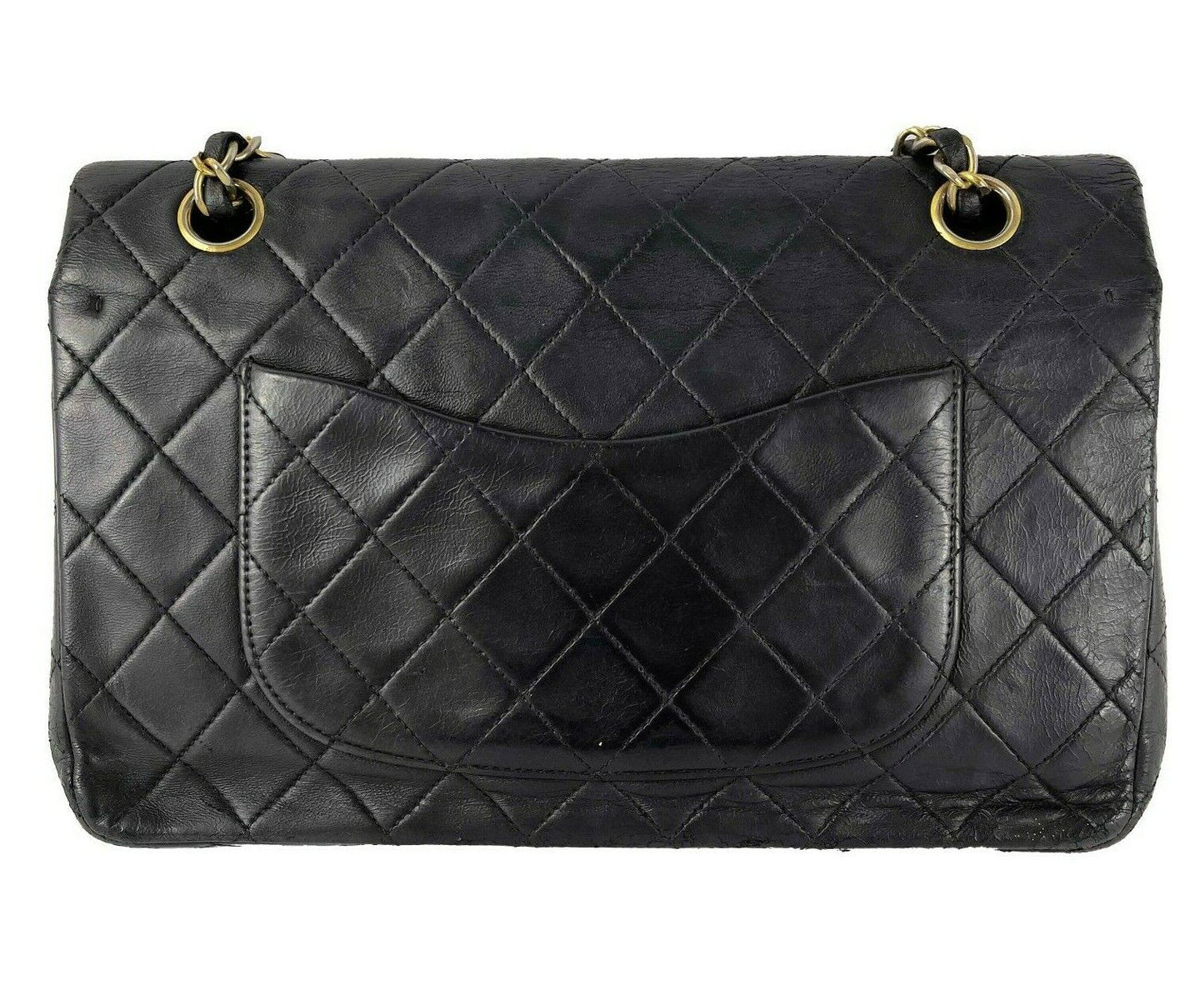 CHANEL-   Medium Classic Double New - Black Shoulder Bag / Crossbody