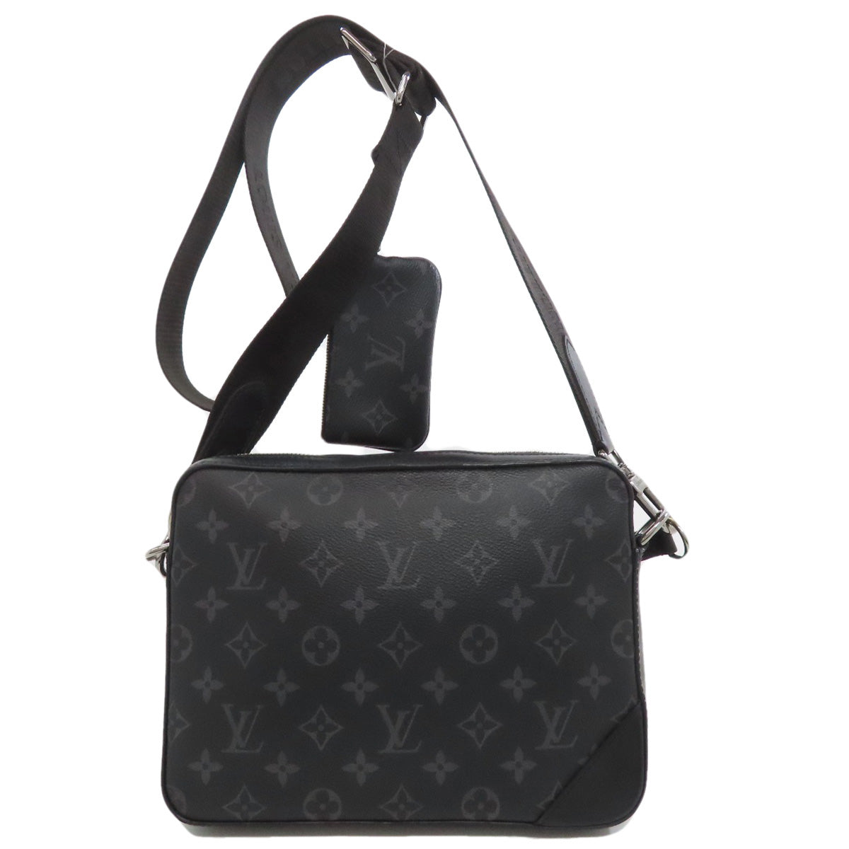 Louis Vuitton M69443 Eclipse Trio Messenger Monogram Black Crossbody Bag
