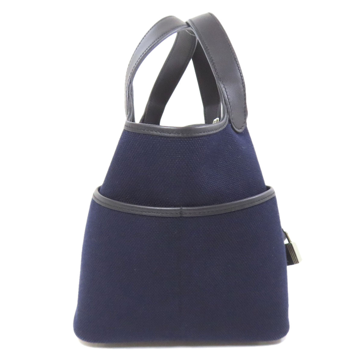 Hermes Handbag Towar Picotan Rock Cargo Pm Women Navy Travel Bag
