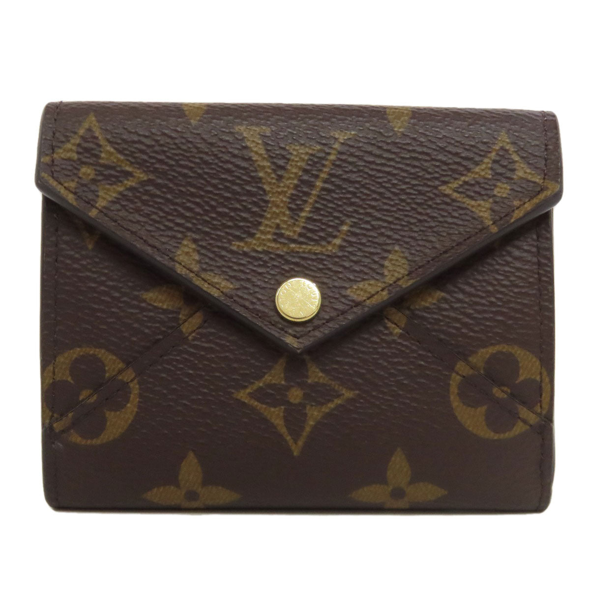 Louis Vuitton Bifold M81665 Portefeuille Celeste Monogram Canvas Brown Wallet Case