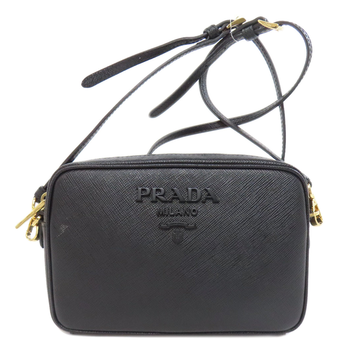 Shoulder Bag Safiano Black Logo