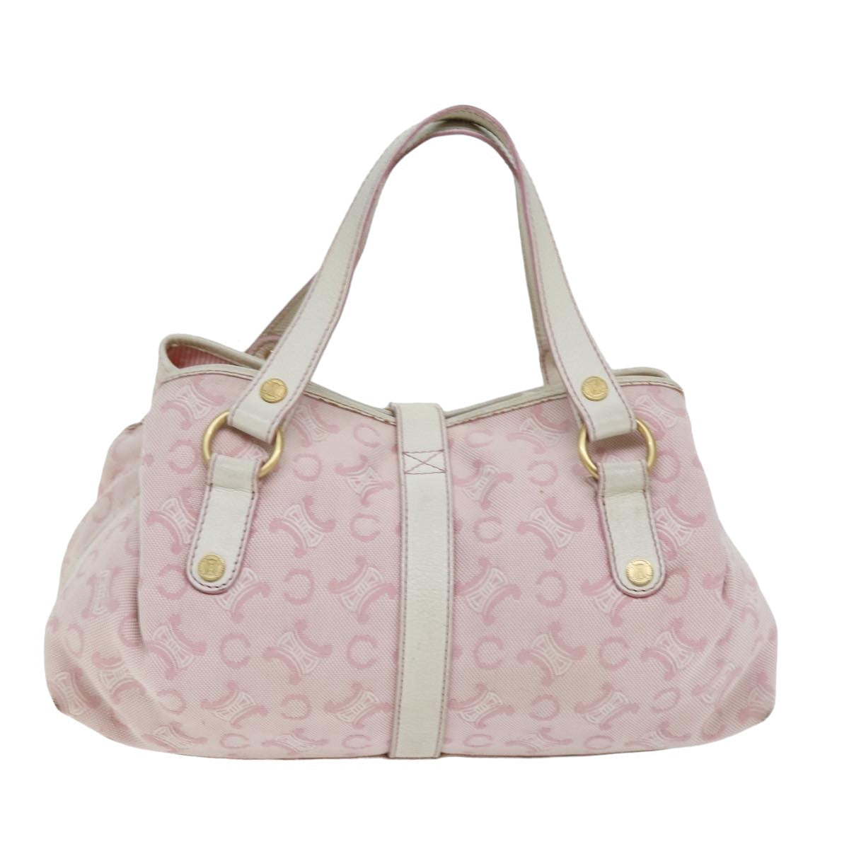 Luxury C Macadam Hand Bag Canvas Pink Travel Bag