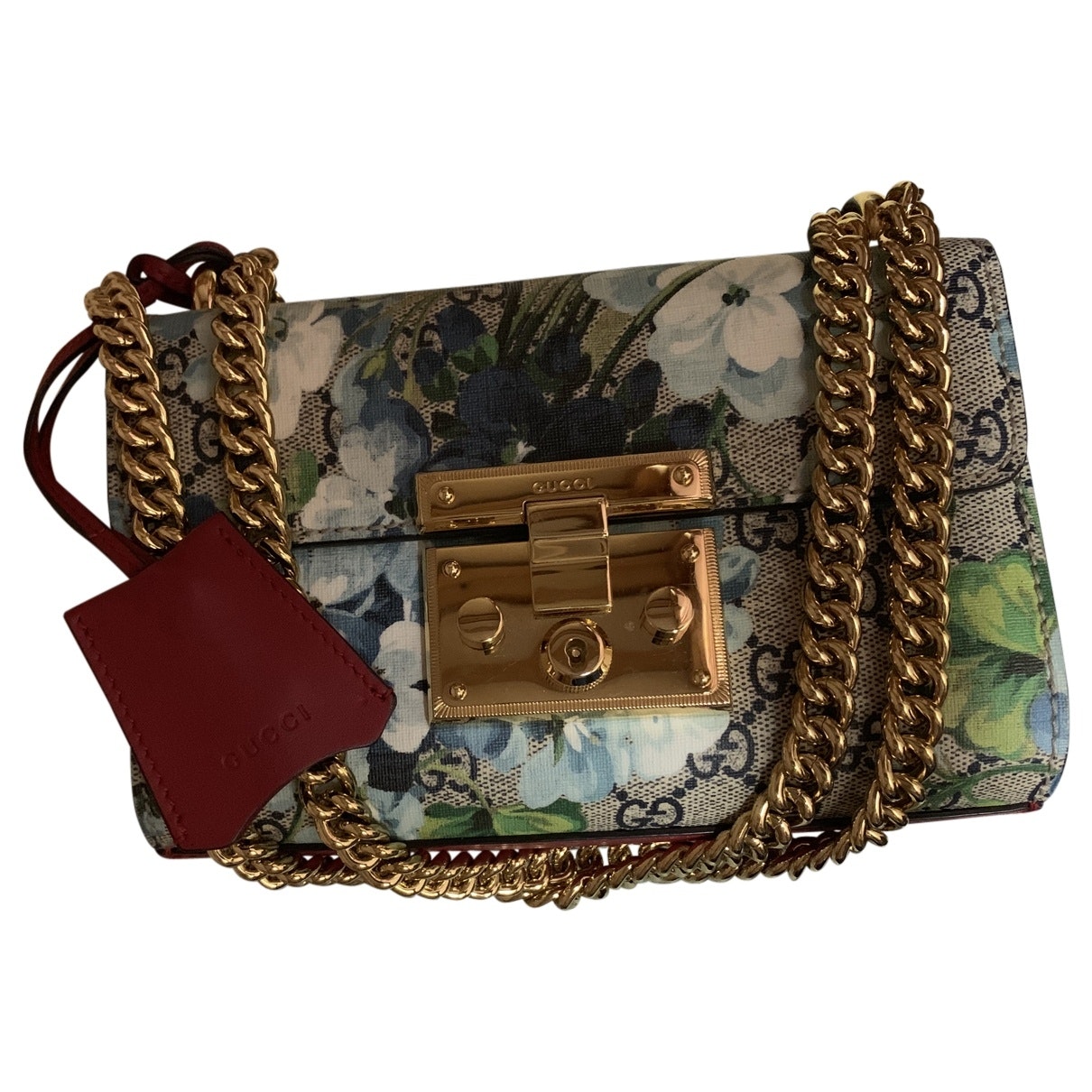 Gucci padlock multicolour cloth handbag