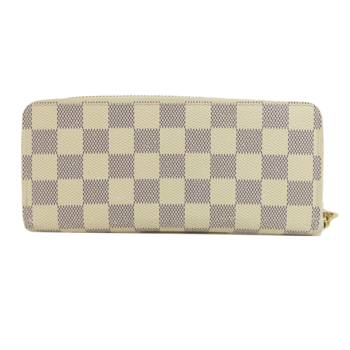 Louis Vuitton Long Purse N61210 Damier Portefeuille Canvas White Wallet Case