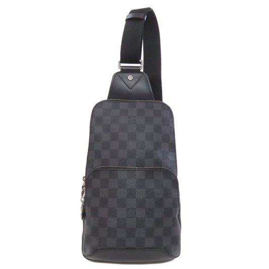Louis Vuitton Sling N41719 Damier Avenue Sling Canvas Black Crossbody Bag