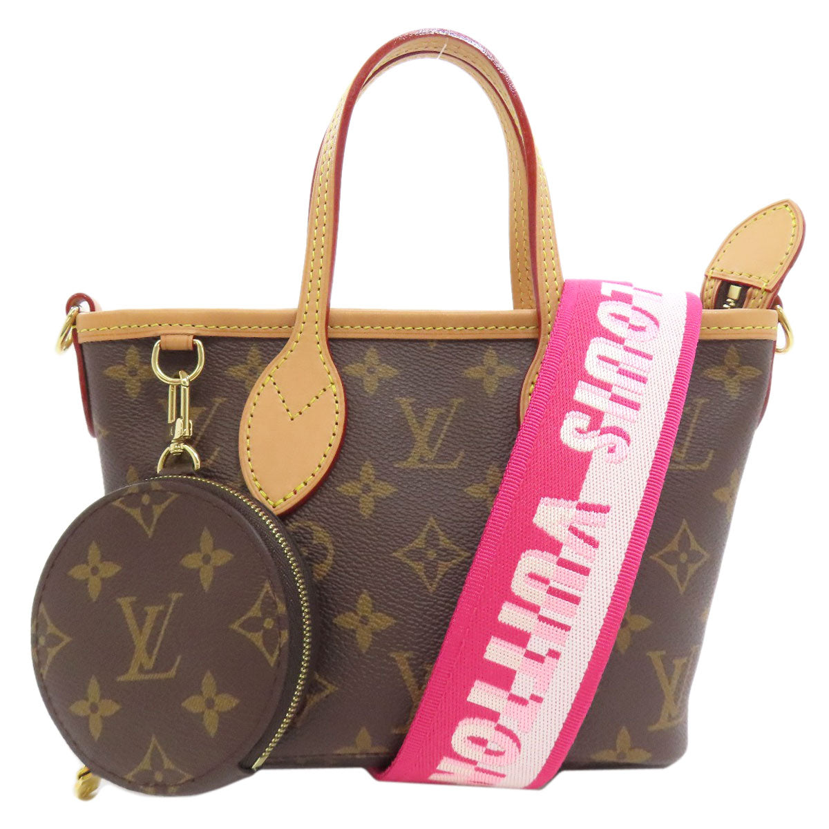 Louis Vuitton M46786 Neverfull BB Monogram Canvas Brown Tote Bag