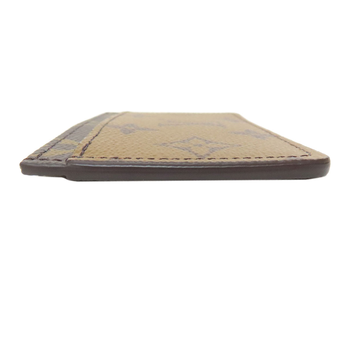 Louis Vuitton M69161 reverse Porte Cartes ESimple Monogram Brown Wallet Case