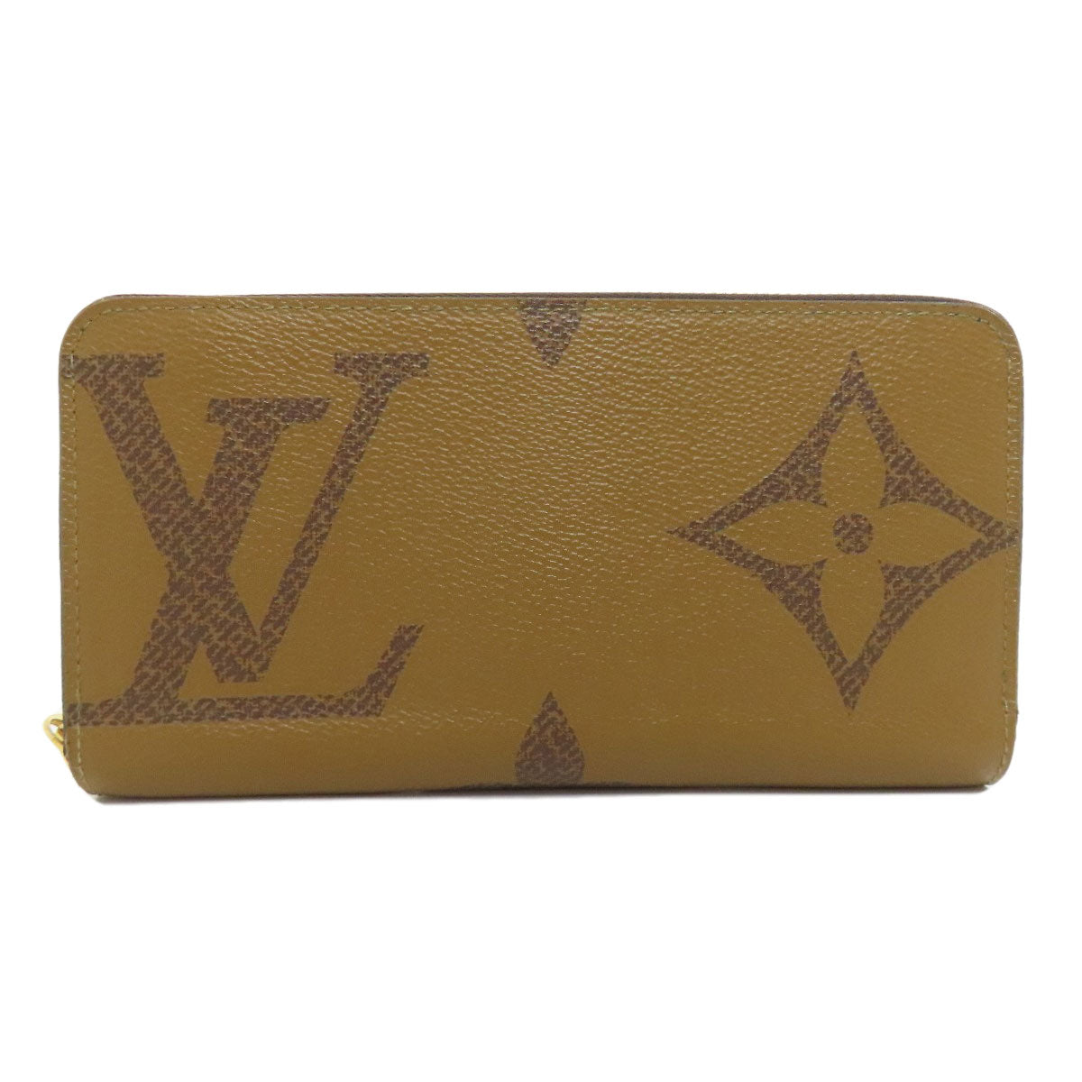 Louis Vuitton Long Purse M69353 Giant Zippy Monogram Canvas Brown Wallet Case 3