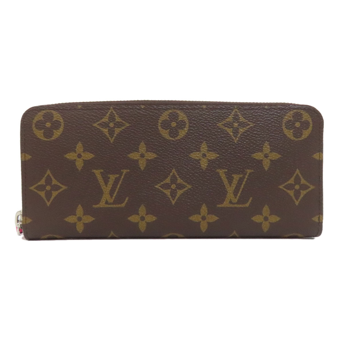 Louis Vuitton Long Purse M12395 Portefeuille Clemence Monogram Canvas Brown Wallet Case