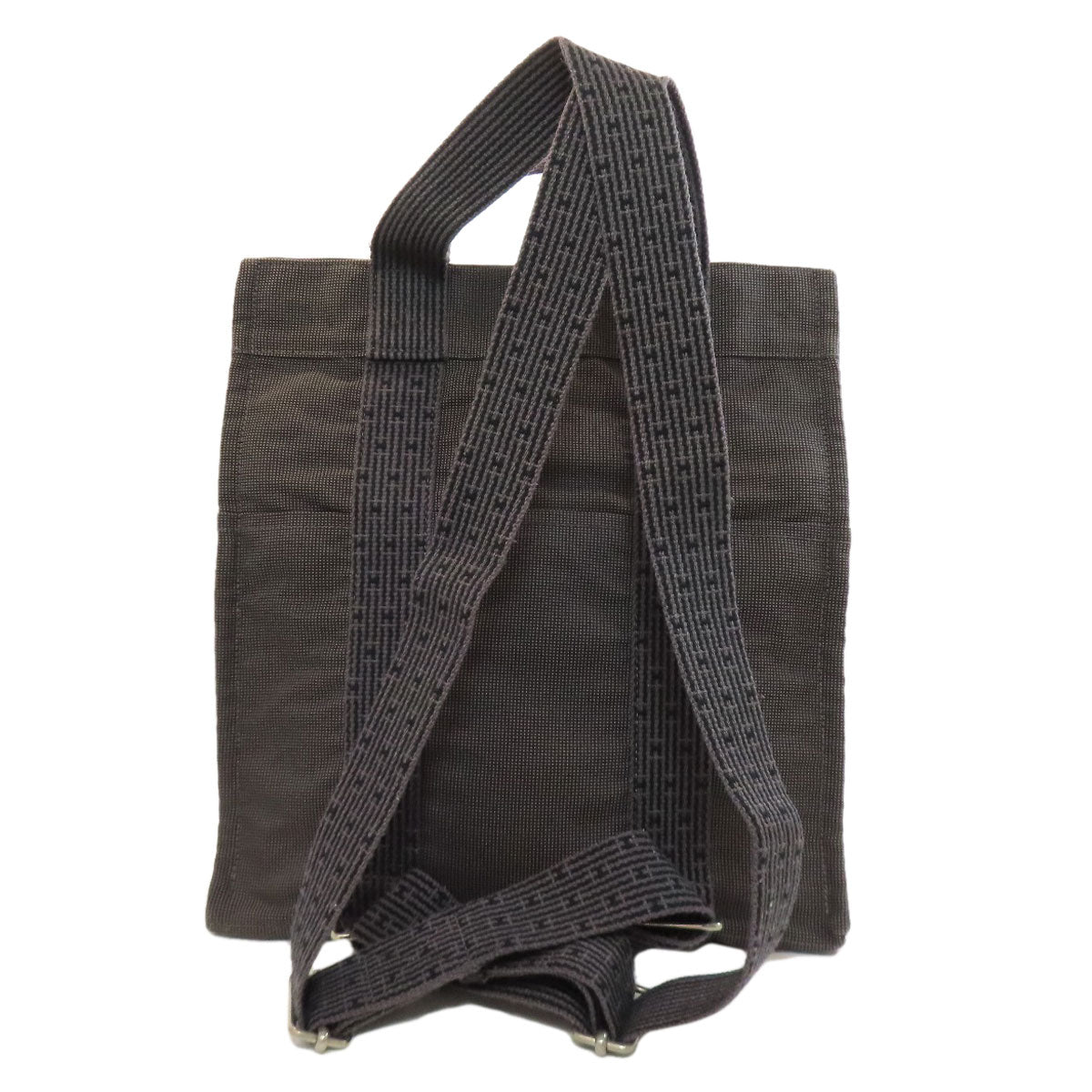 Hermes Backpack Her Line Ad Mm Canvas Gray 75514328