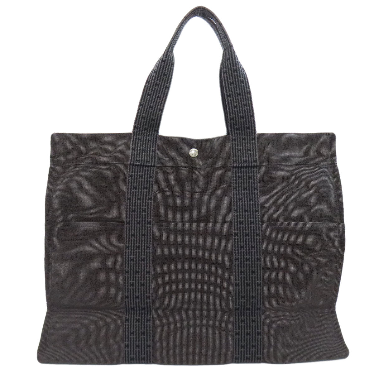 Hermes Tote Bag Her Linegm Canvas Gray