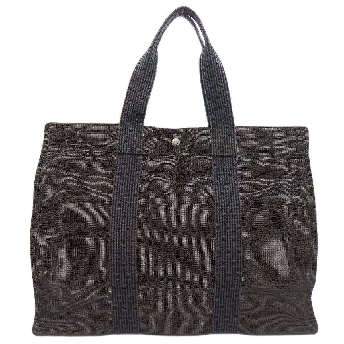 Hermes Tote Bag Her Linegm Canvas Gray