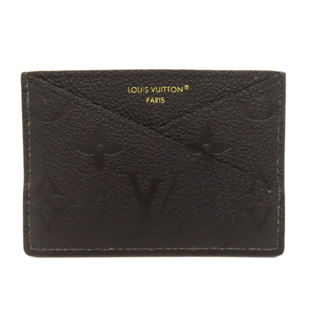 Louis Vuitton M13695 Ann Platt Porte Cartes Black Wallet Case