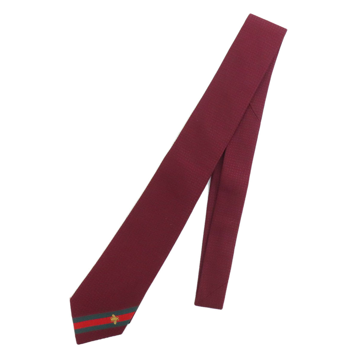 Gucci tie silk be sherry line Red Handbag