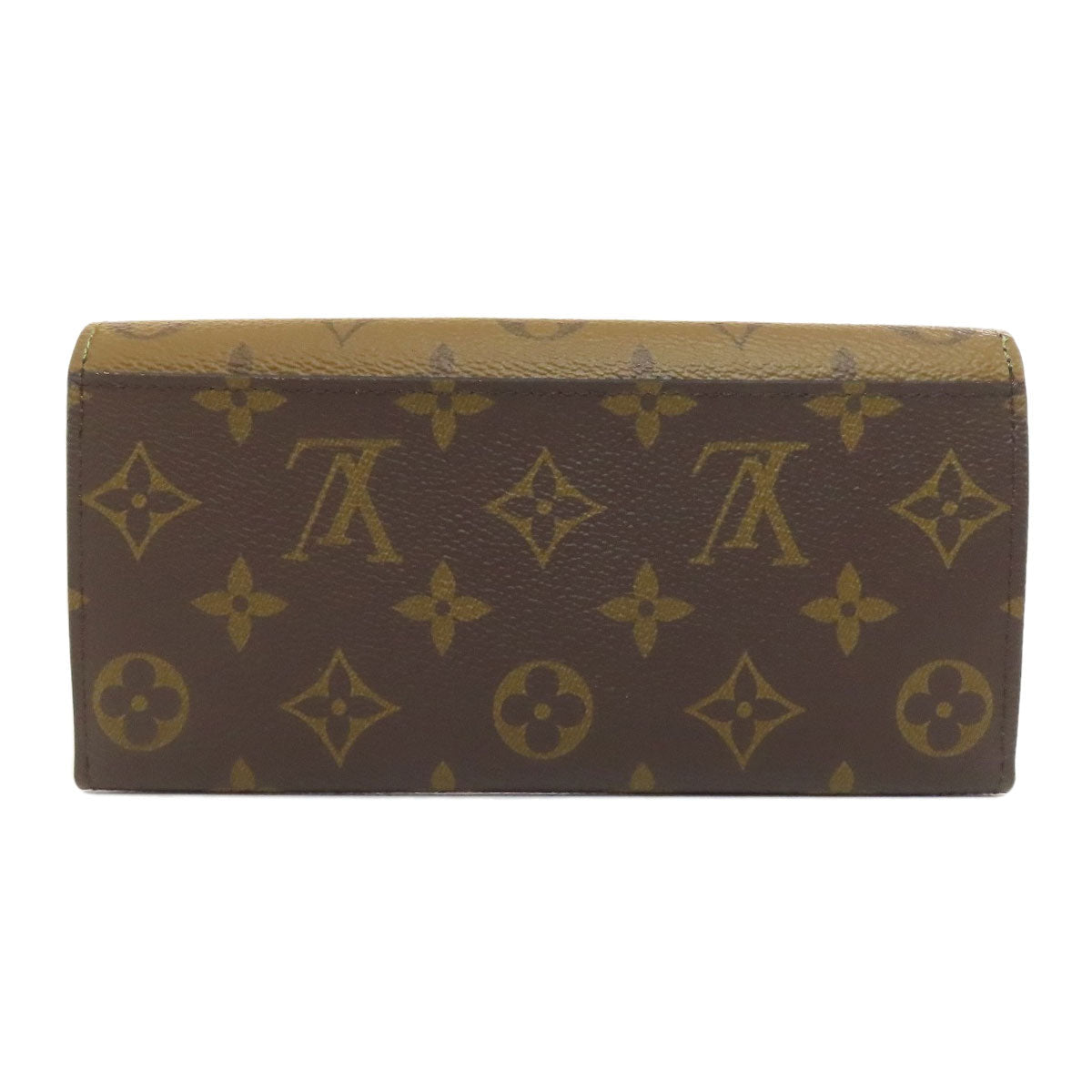 Louis Vuitton Long Purse M82157 reverse Portefeuille Monogram Brown Wallet Case