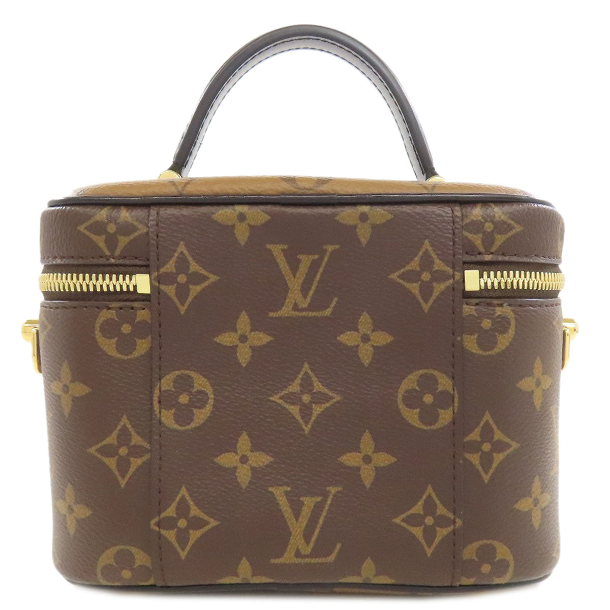Louis Vuitton M45165 Vanity NV PM Monogram Canvas Brown Handbag