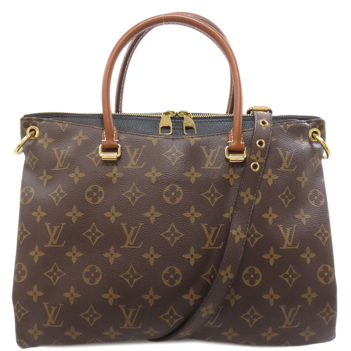 Louis Vuitton M41064 Pallas Monogram Canvas Brown Handbag