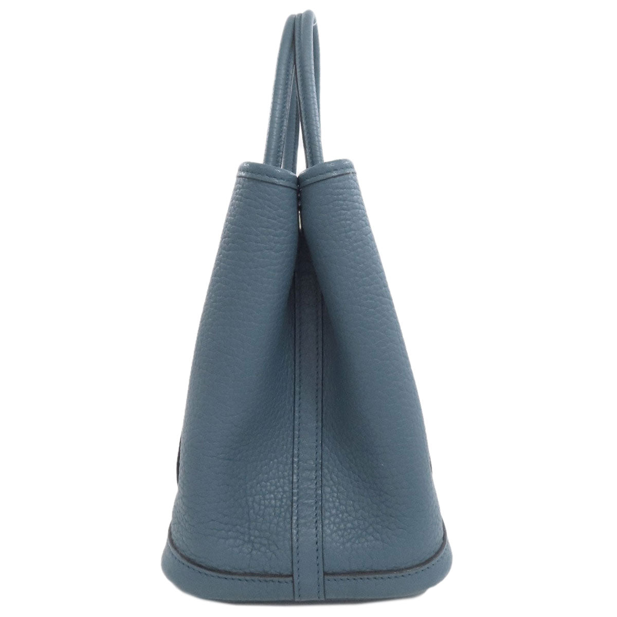 Hermes Tote Bag Togo Garden Party Tpm Silvermetal Blue