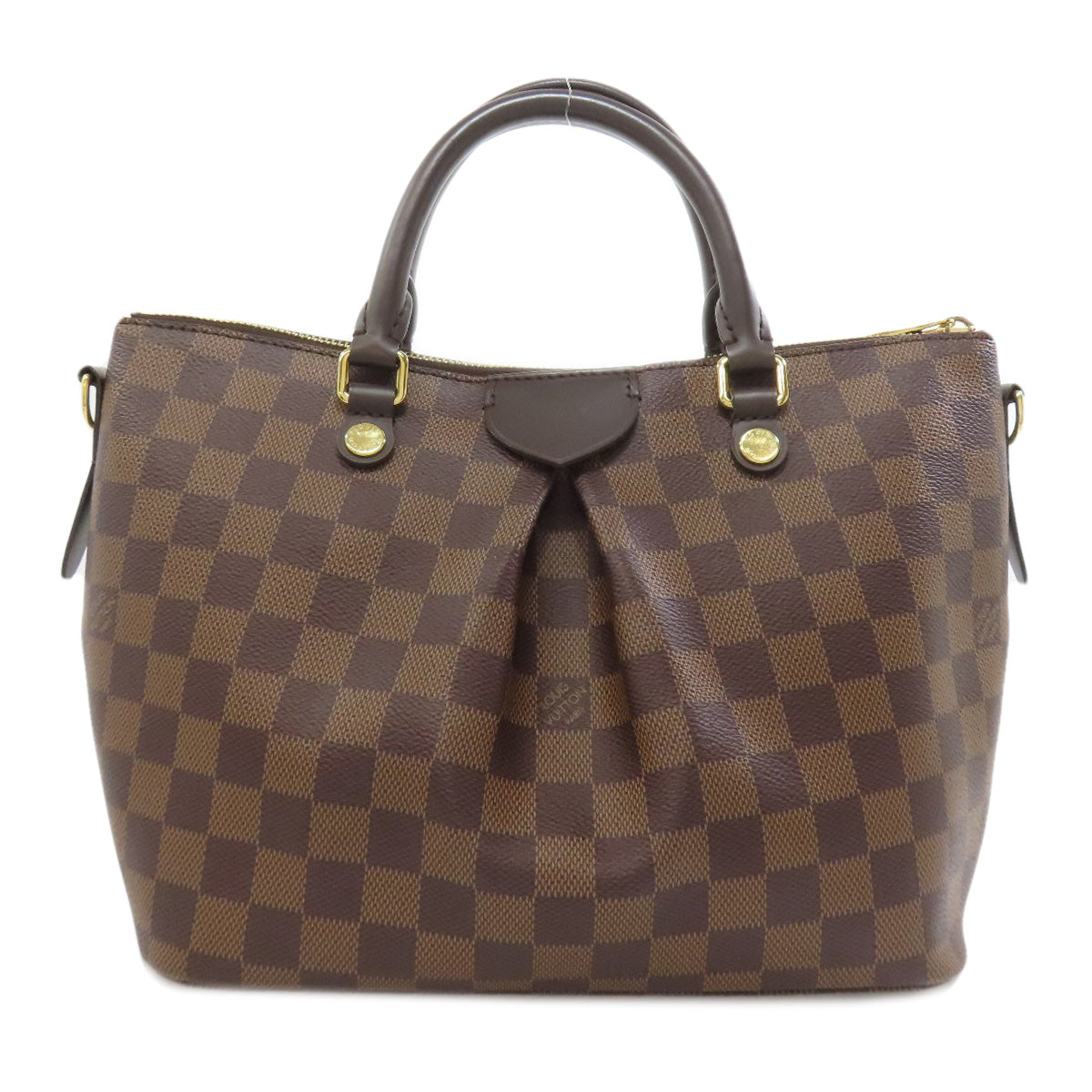Louis Vuitton N41545 Damier Sienna PM Canvas Brown Tote Bag