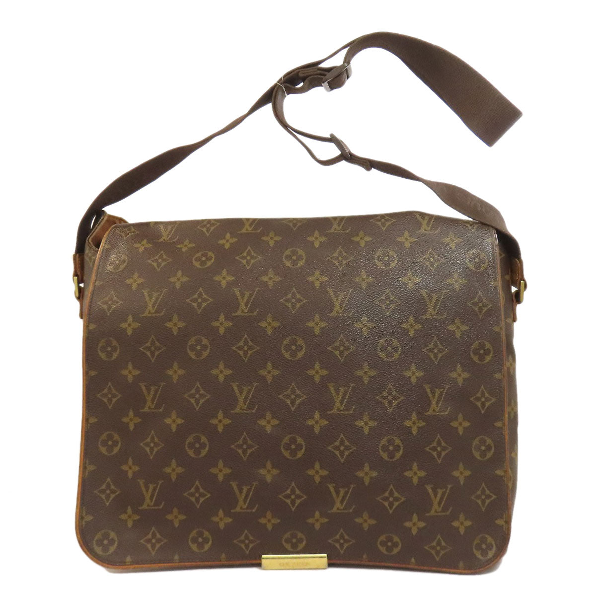 Louis Vuitton M45257 Abbesses Monogram Canvas Brown Shoulder Bag 2