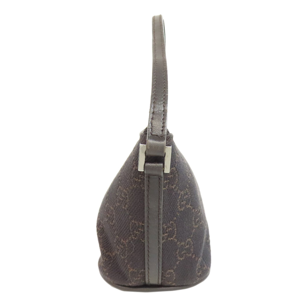 Gucci GG pattern accessory pouch Canvas Black Handbag