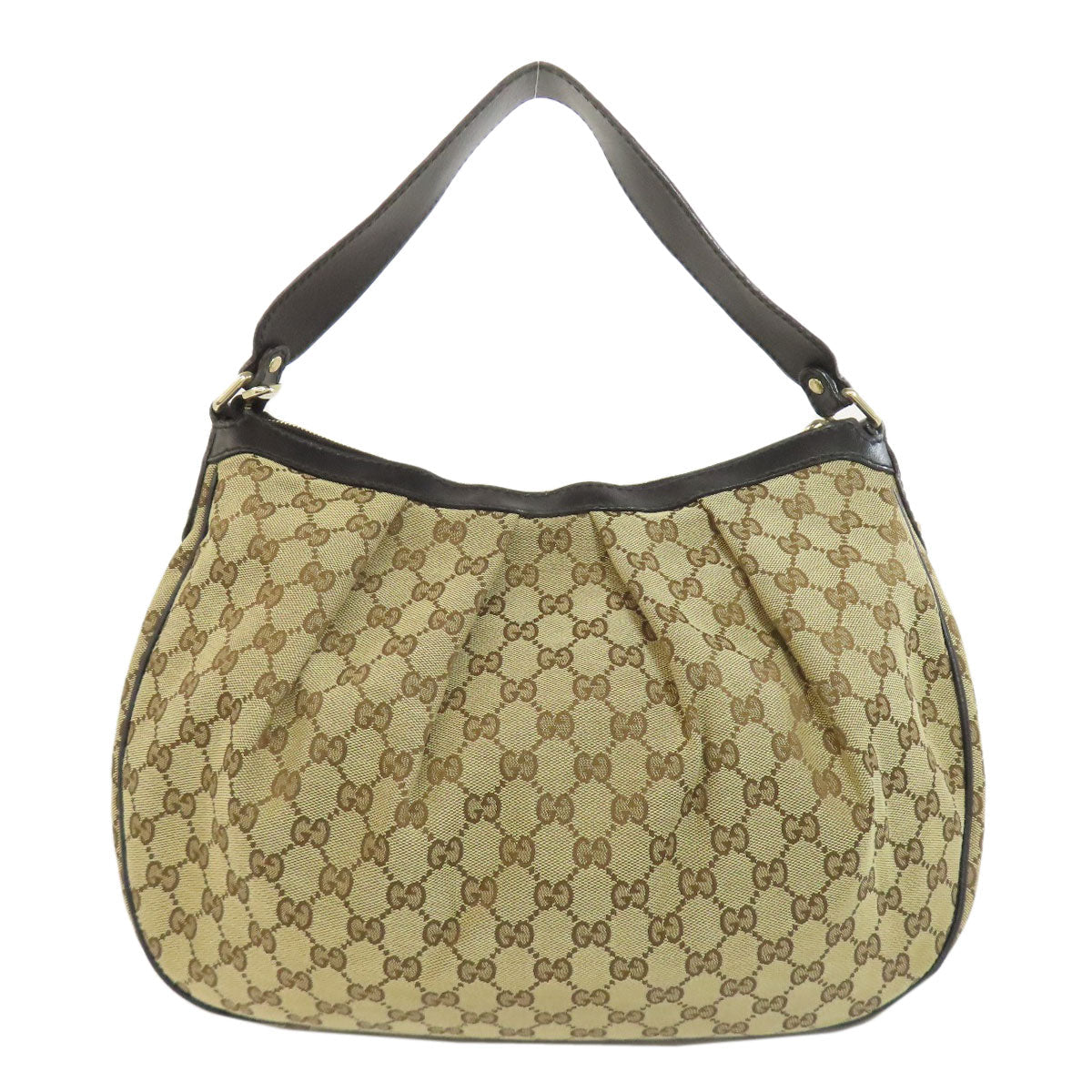 Gucci Sukey Canvas Brown Shoulder Bag