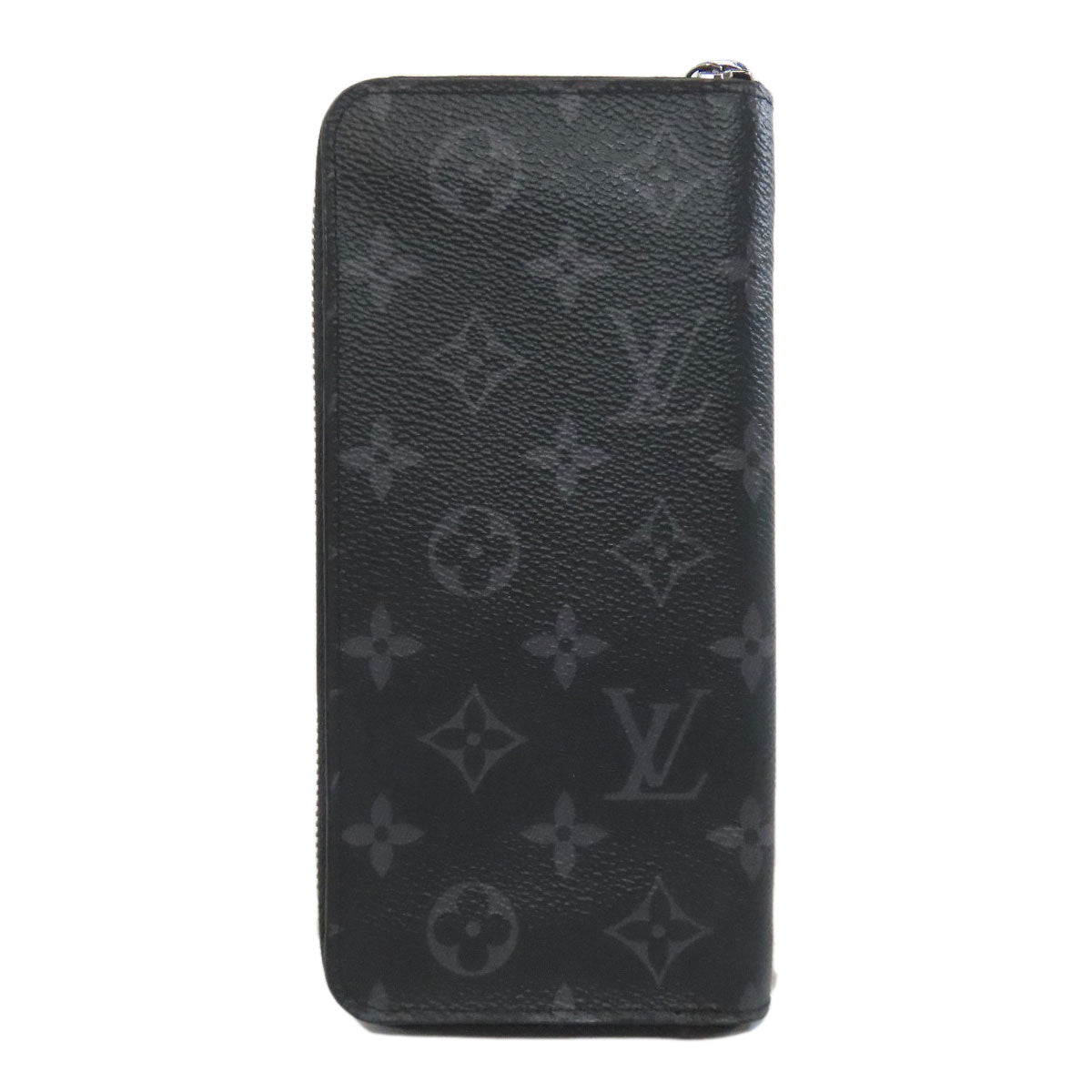 Louis Vuitton Long Purse M62295 Eclipse Zippy Monogram Black Wallet Case 5