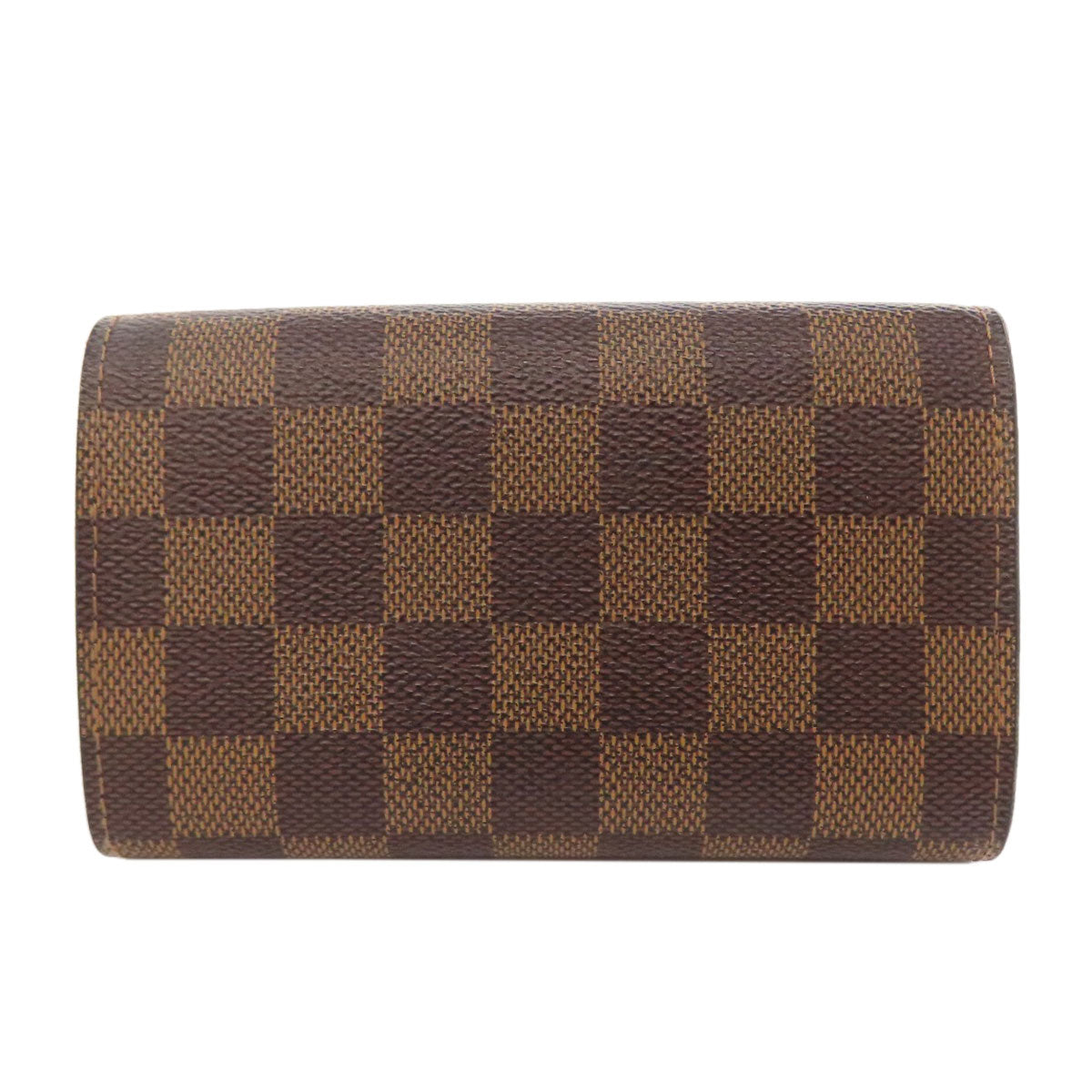 Louis Vuitton Bifold N61736 Damier Portefeuille Tresol Canvas Brown Wallet Case