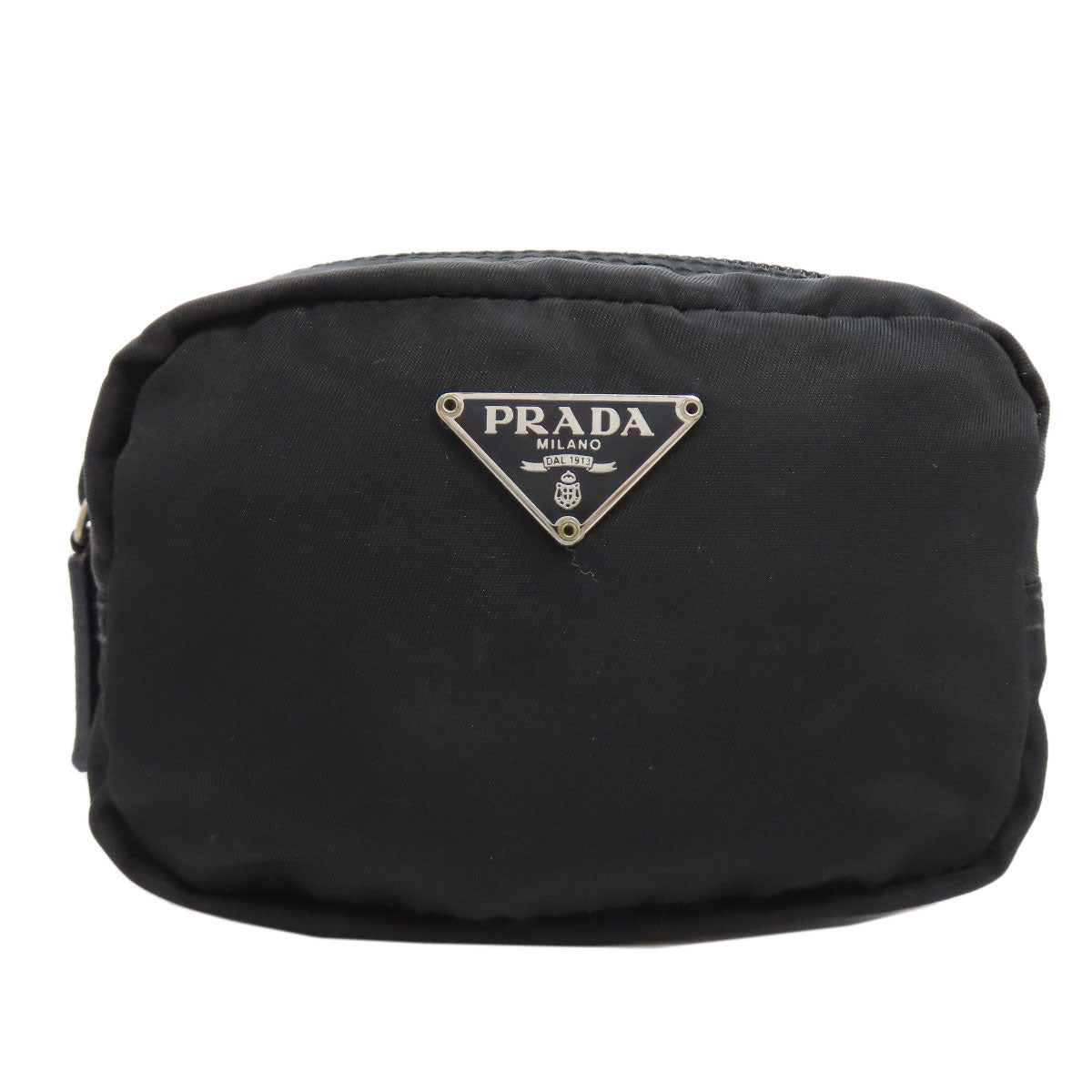 Accessory Pouch Logometal Women Handbag Nylon Black Travel Bag