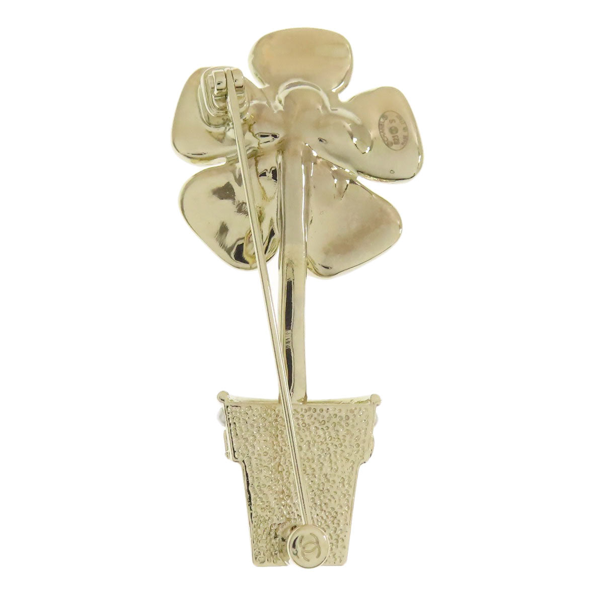 Chanel Brooch Gold Handbag 28