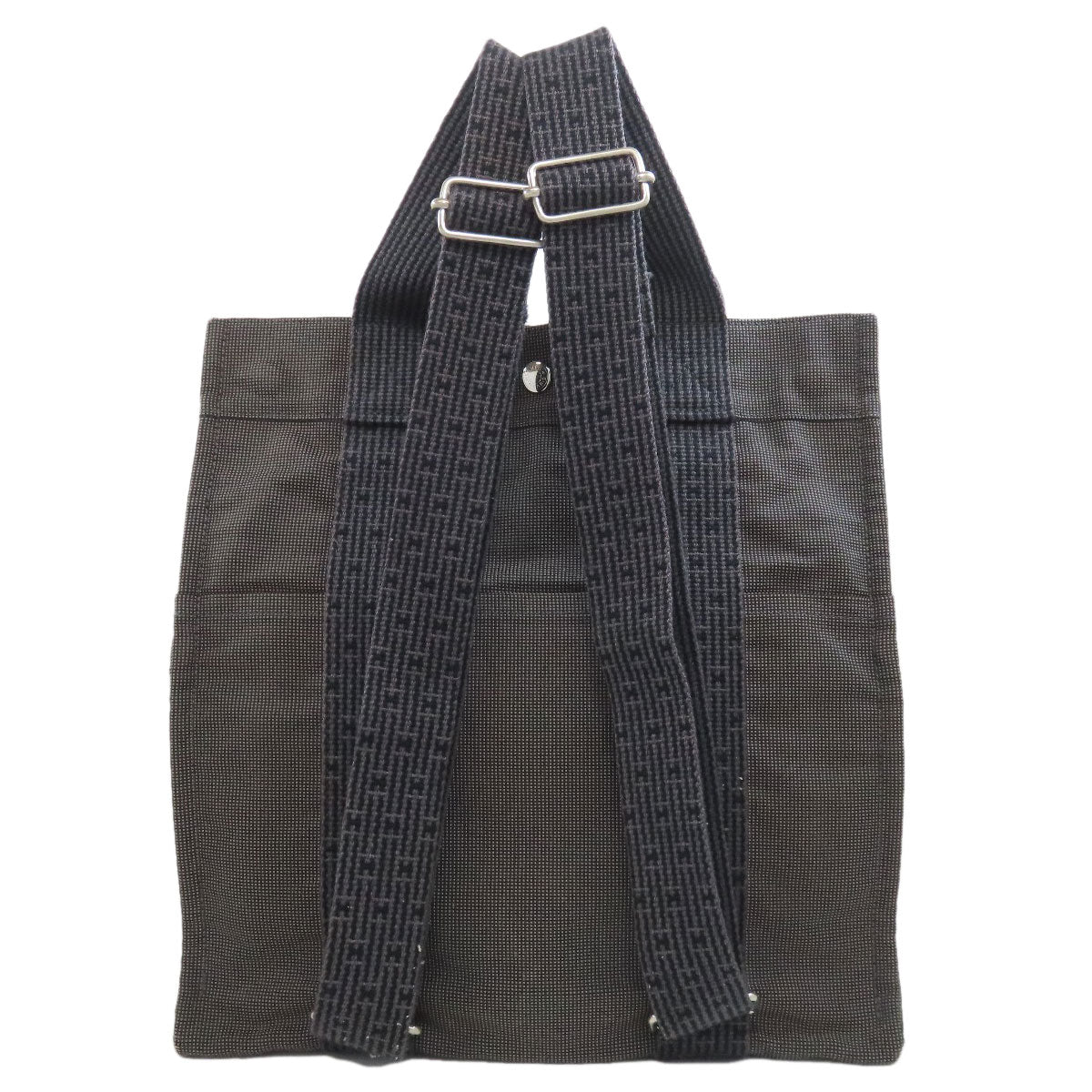 Hermes Backpack Her Line Ad Mm Canvas Gray