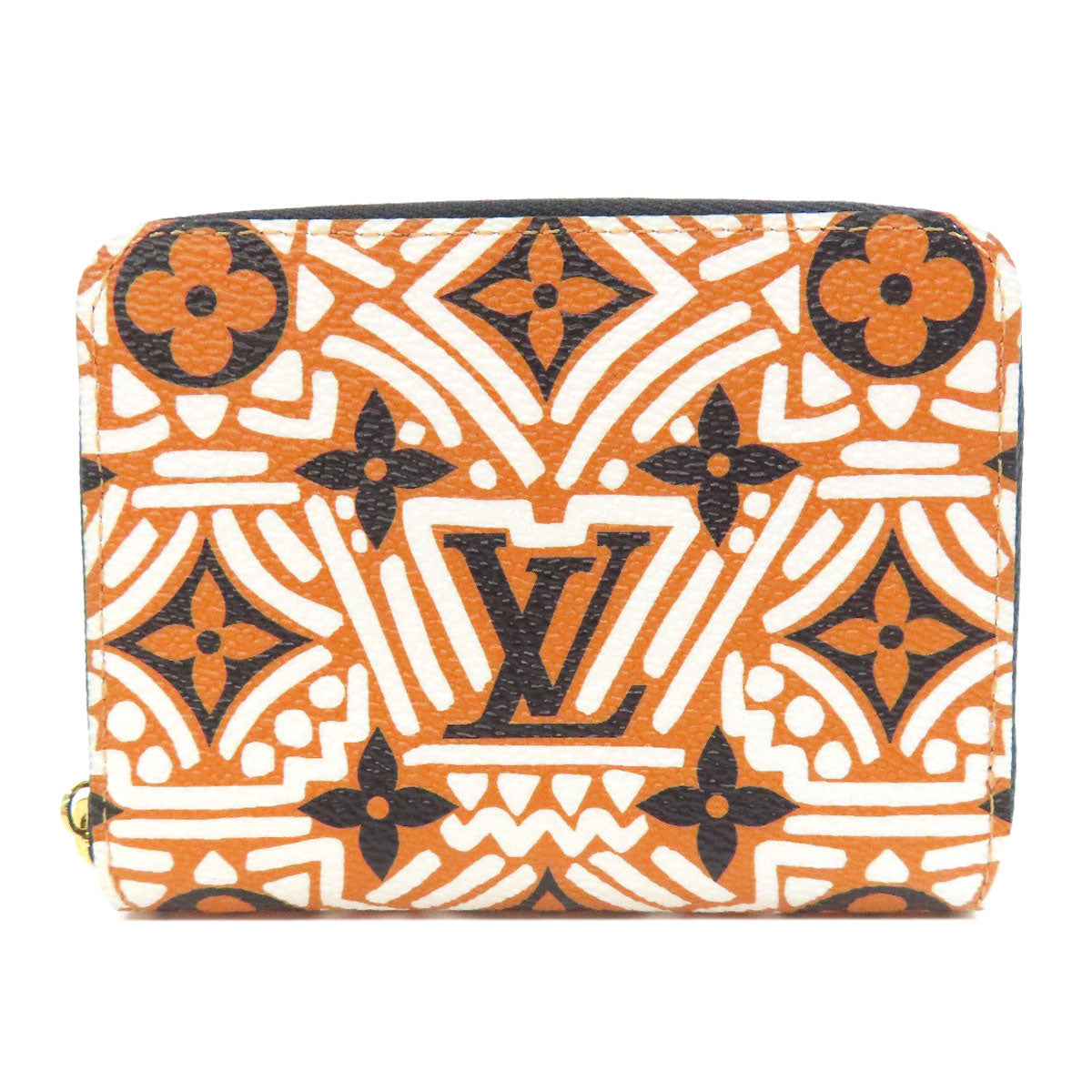 Louis Vuitton Coin M69496 Zippy Coin Purse Monogram Canvas Orange Wallet Case