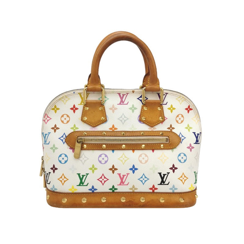 Louis Vuitton x Takashi Murakami Alma White Multicolor Handbag Multicolor 2