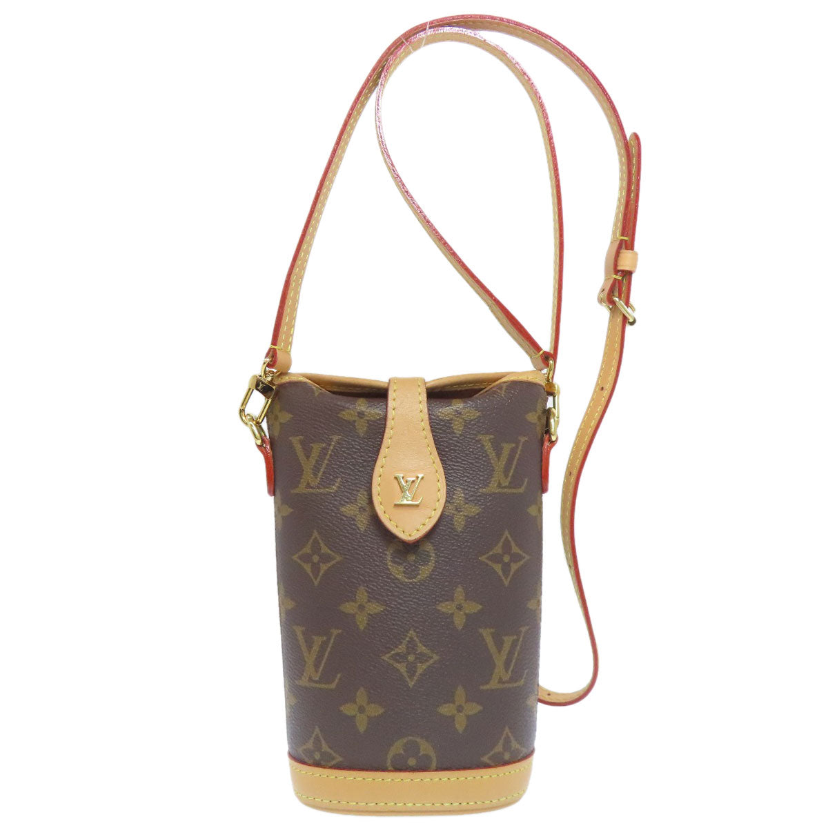 Louis Vuitton M80874 fold me pouch Monogram Canvas Brown Shoulder Bag 2