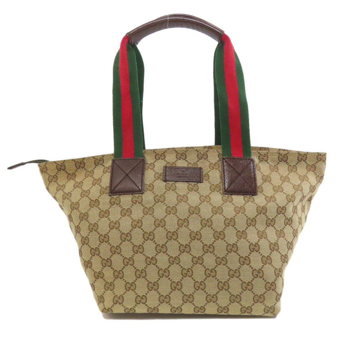 Gucci GG Shelly line Canvas Brown Handbag