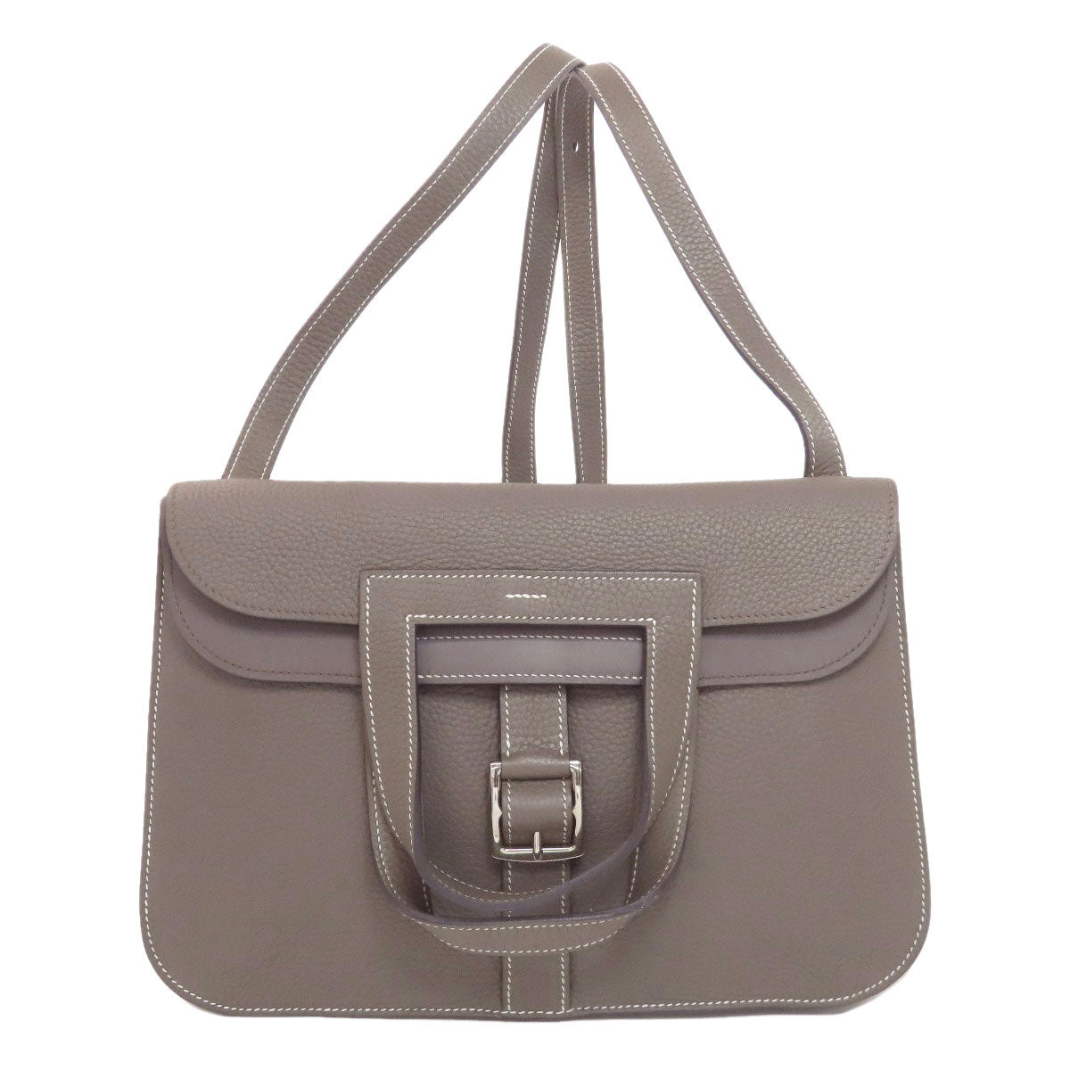 Taurillon Clemence Arzan Silvermetal Women Brown Travel Bag