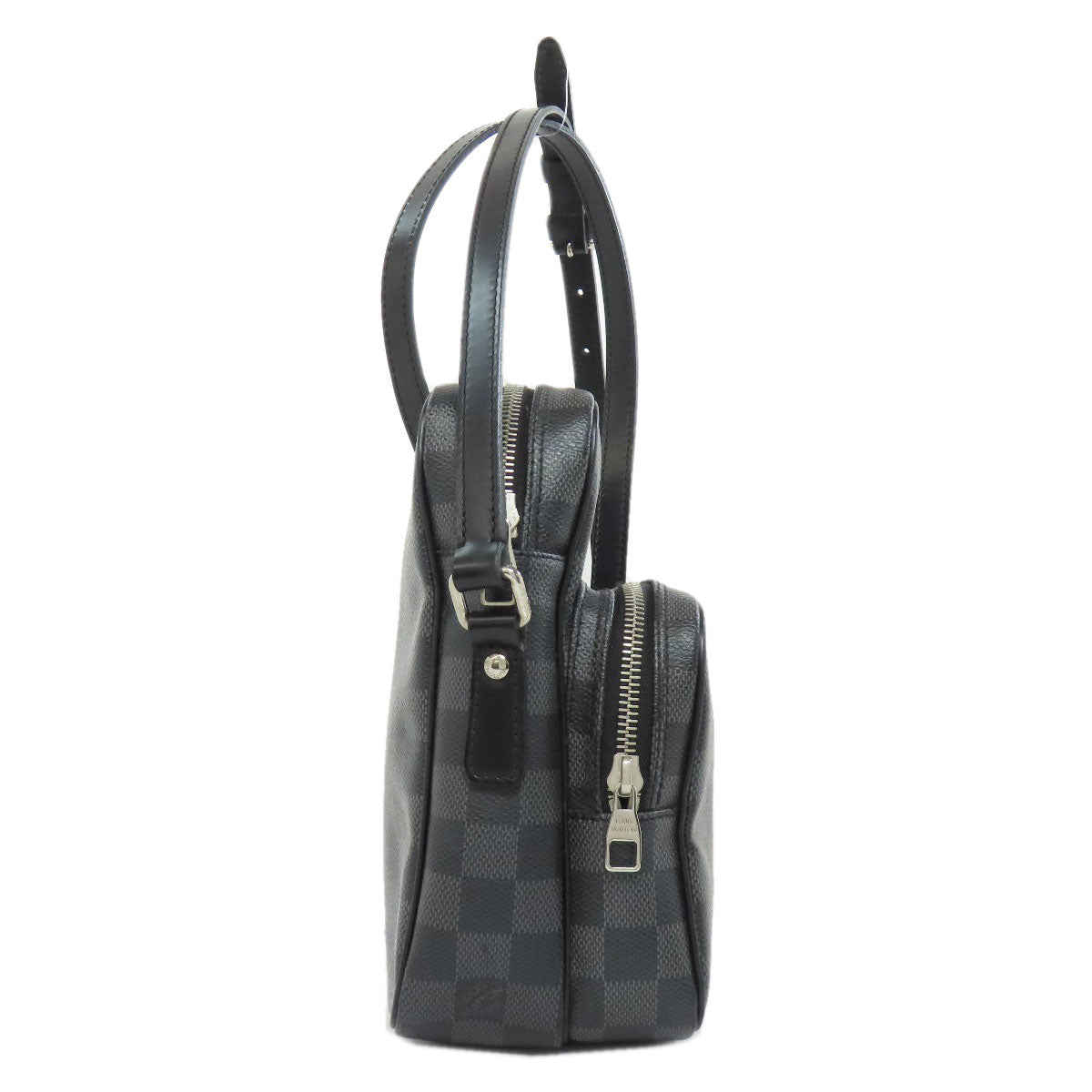Louis Vuitton N41446 Damier Graphite Rem Canvas Gray Shoulder Bag