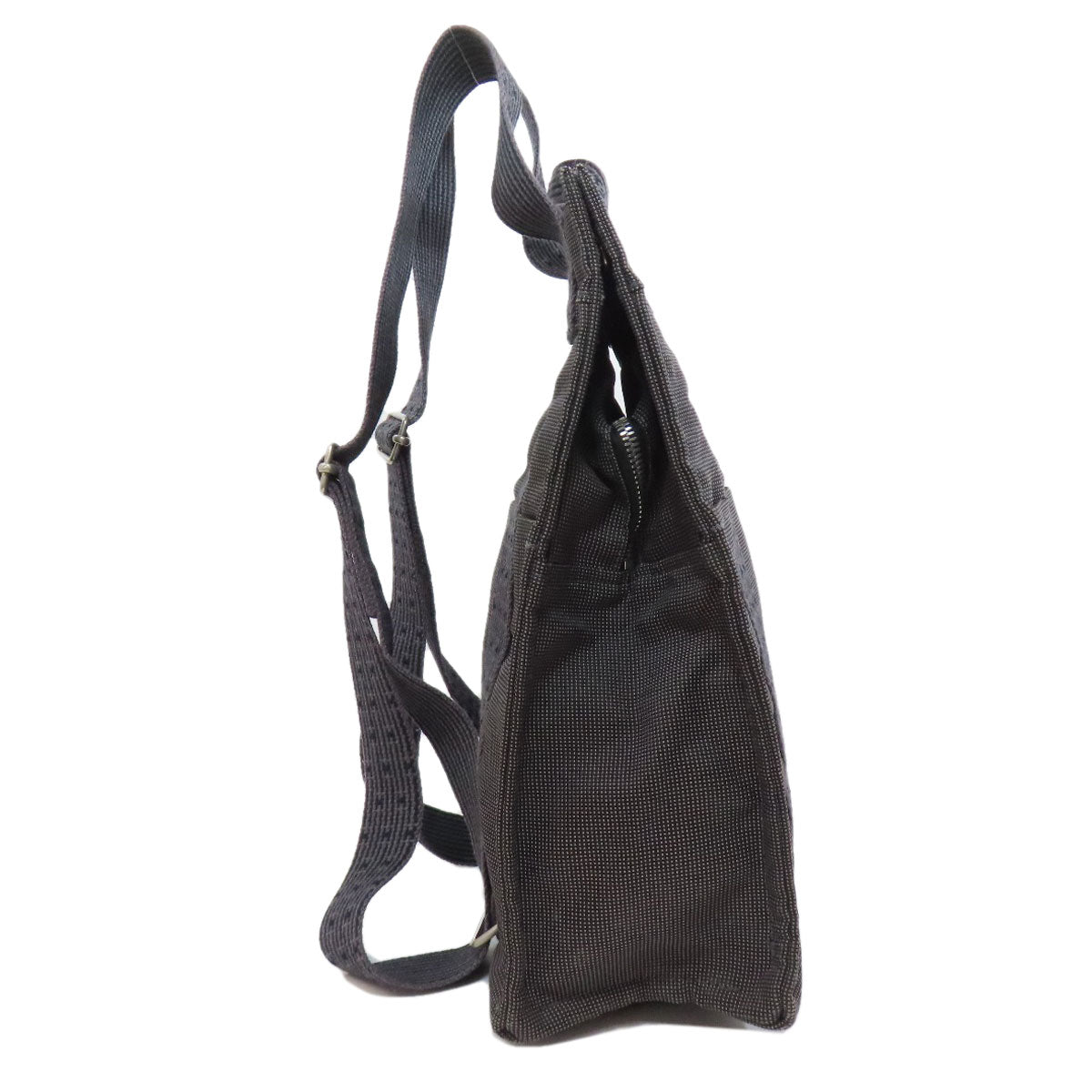 Hermes Backpack Her Line Ad Mm Canvas Gray 75614020