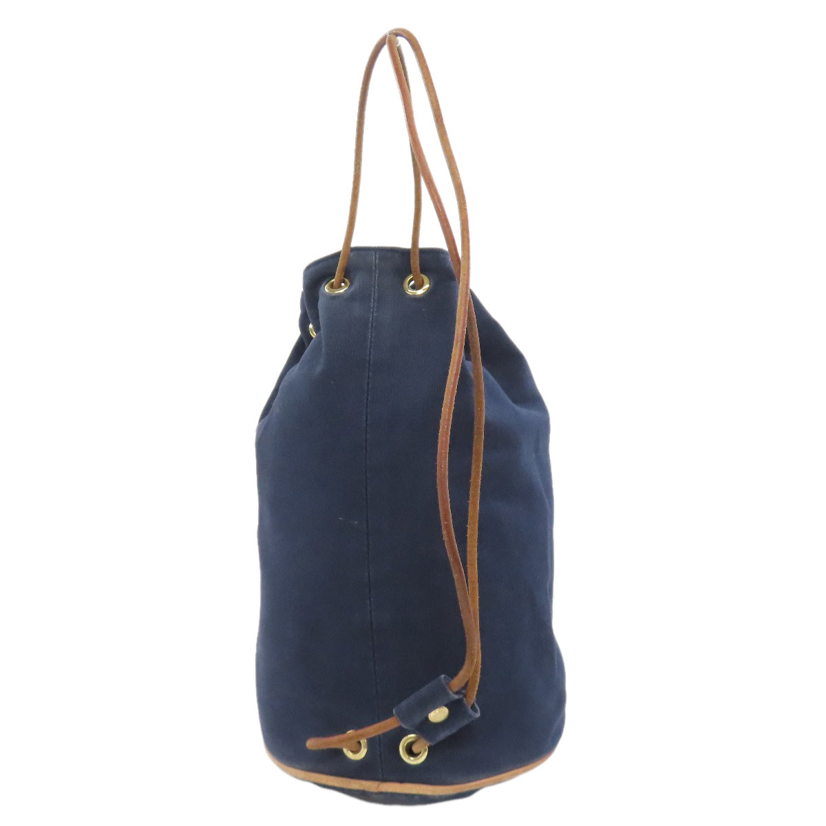 Hermes Shoulder Bag Cotton Mimill Navy