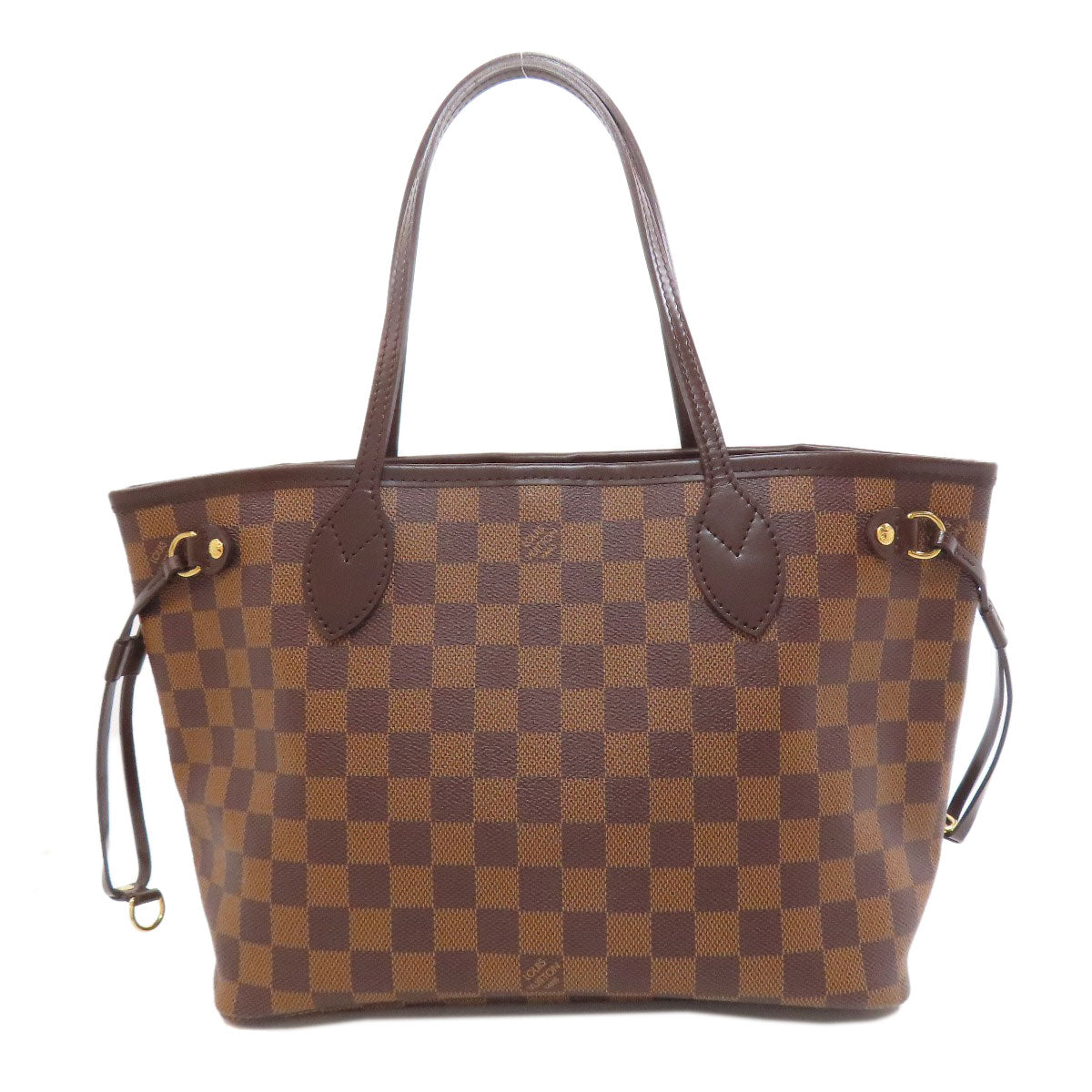 Louis Vuitton N51109 Damier Never full PM Canvas Brown Handbag